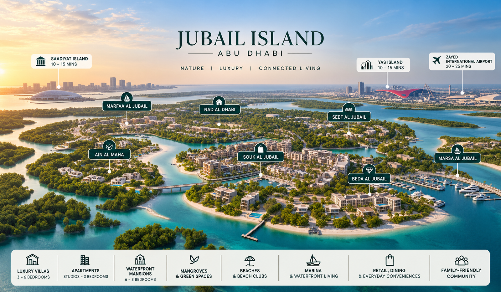 Jubail Island Abu Dhabi: Villas, Properties and Complete Guide